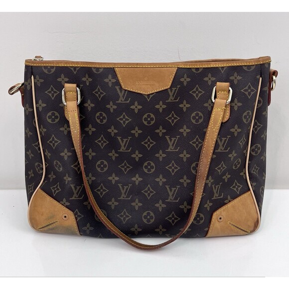 LOUIS VUITTON Estrela MM Monogram Canvas Shoulder Bag Brown - Picture 1 of 16